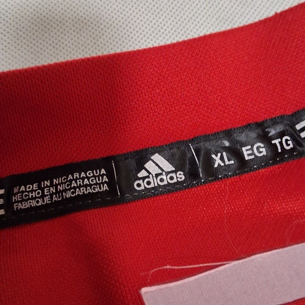 Adidas Nebraska Cornhuskers Football Jersey Men's XL Red #80 - Picture 7 of 9